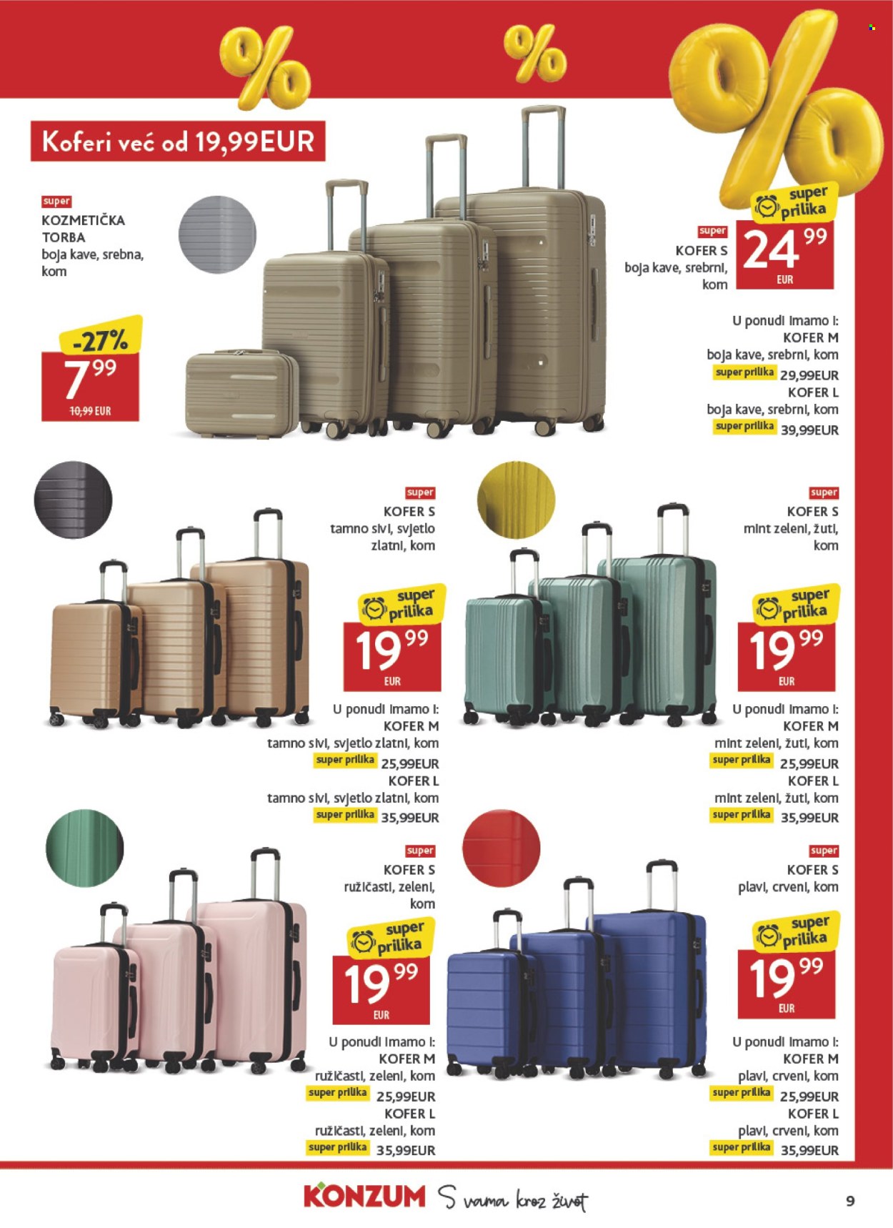 Leták Konzum - 19.6.2026 - 19.7.2026. Strana 9