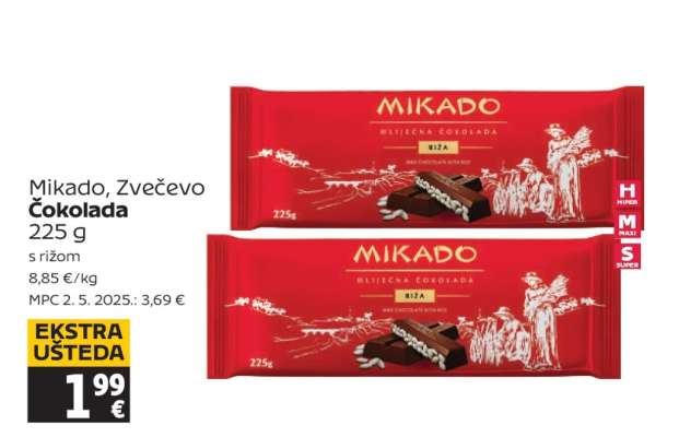 Mikado, Zvečevo Čokolada