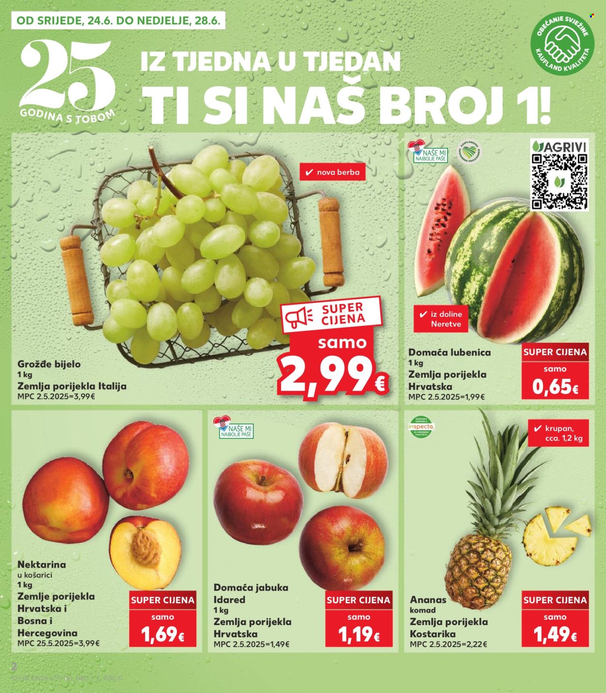 Leták Kaufland - 24.6.2026 - 30.6.2026. Strana 2
