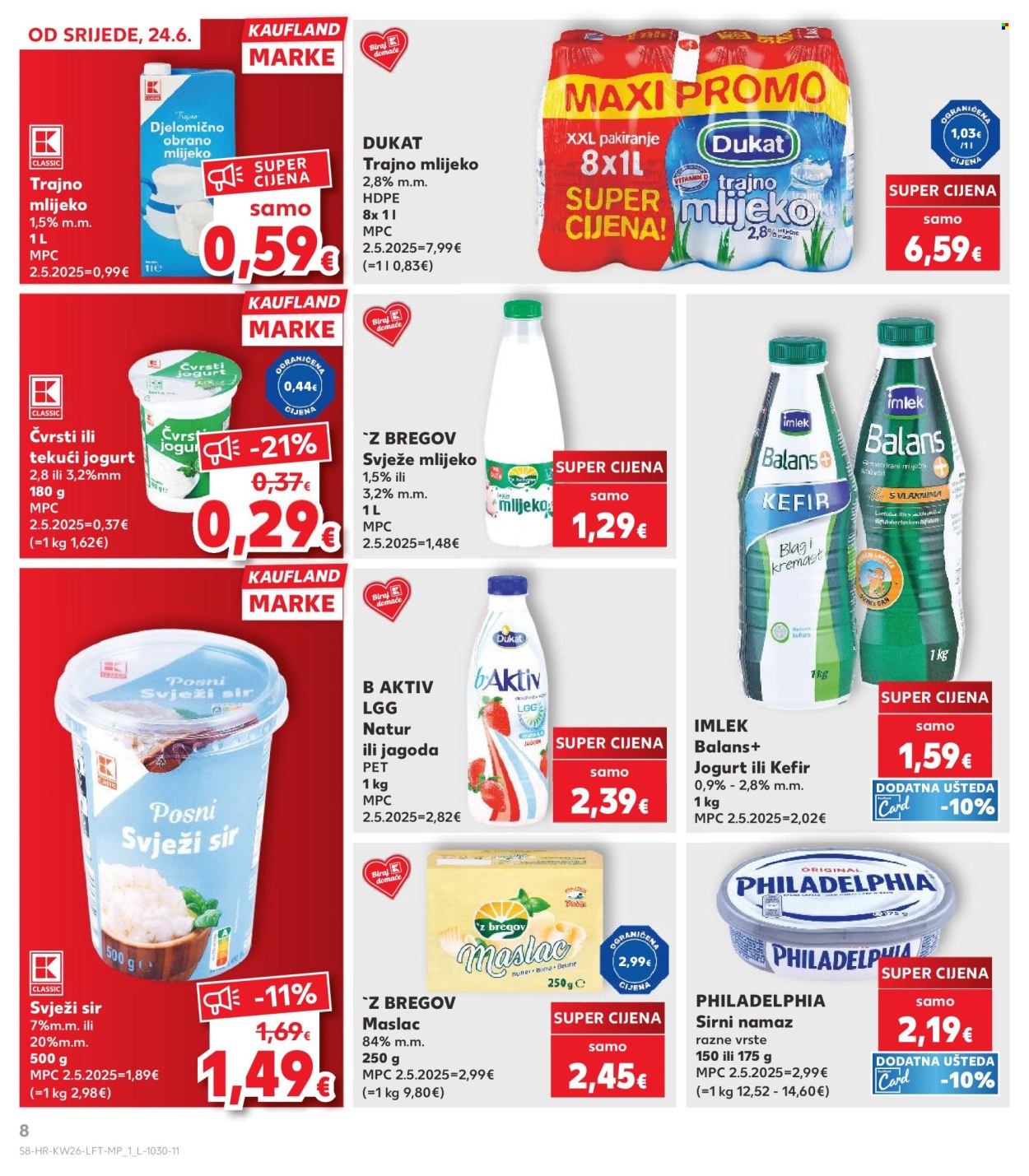 Leták Kaufland - 24.6.2026 - 30.6.2026. Strana 8