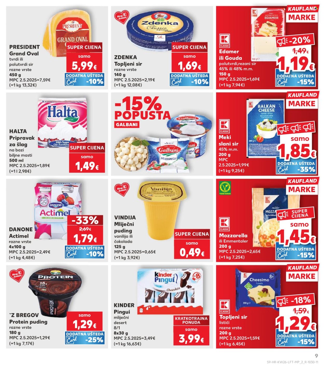 Leták Kaufland - 24.6.2026 - 30.6.2026. Strana 9