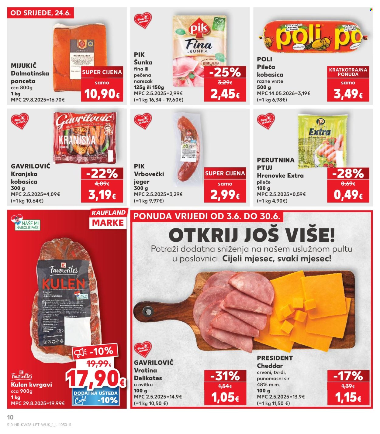 Leták Kaufland - 24.6.2026 - 30.6.2026. Strana 10
