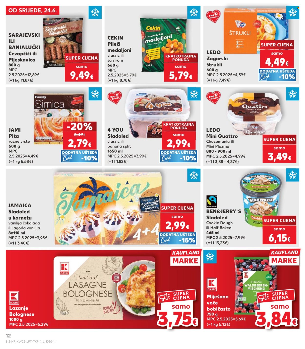 Leták Kaufland - 24.6.2026 - 30.6.2026. Strana 12