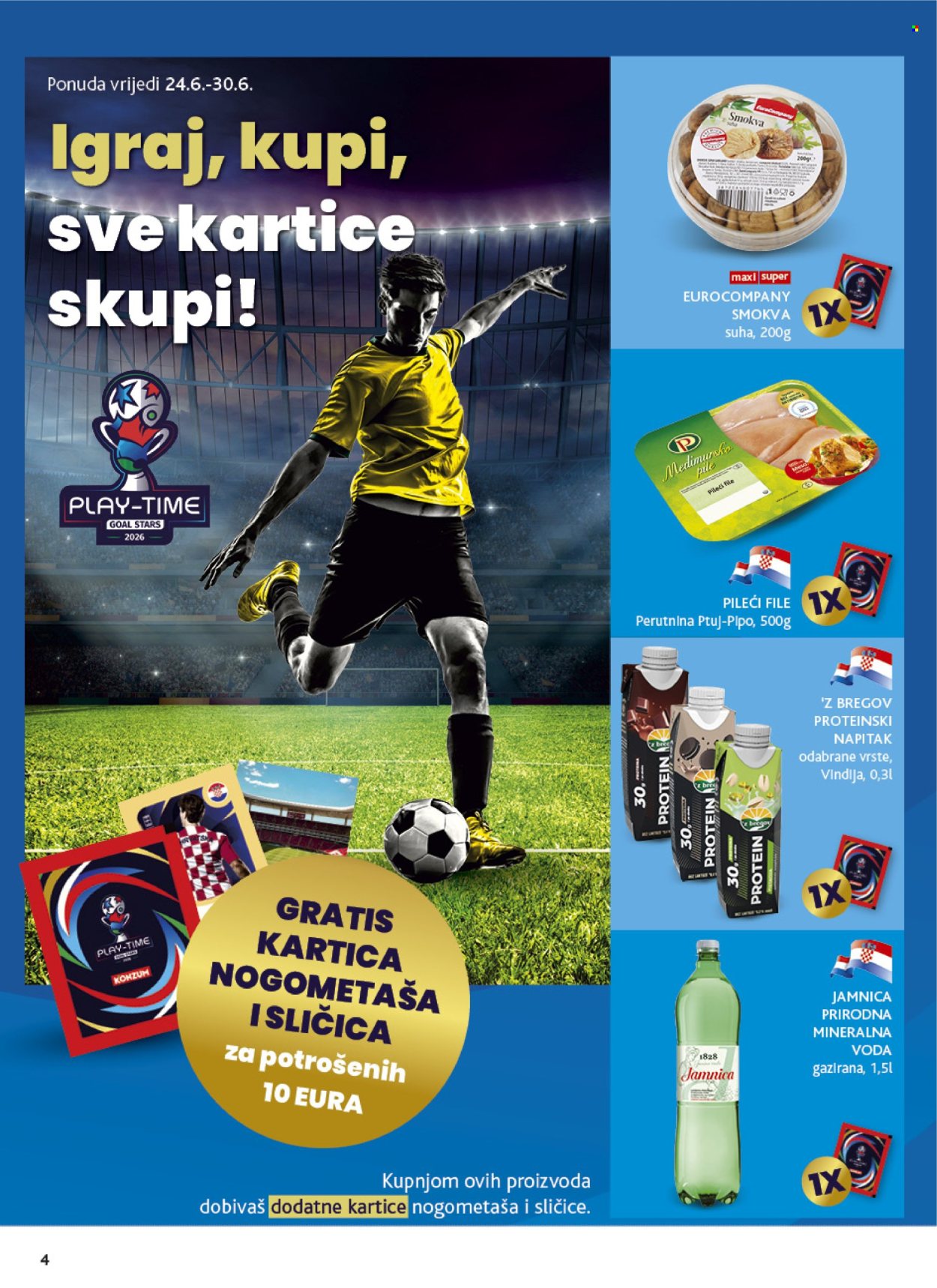 Leták Konzum - 24.6.2026 - 30.6.2026. Strana 4
