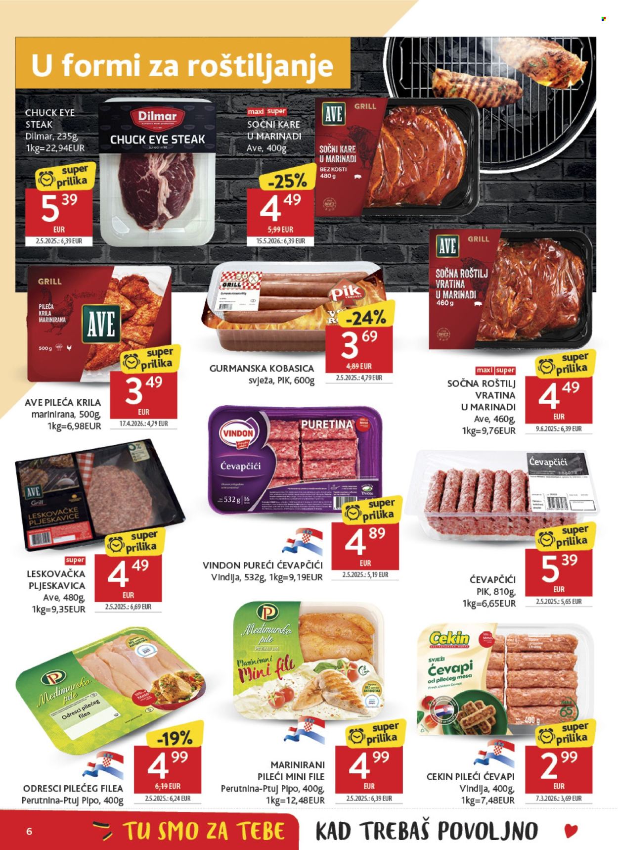 Leták Konzum - 24.6.2026 - 30.6.2026. Strana 6