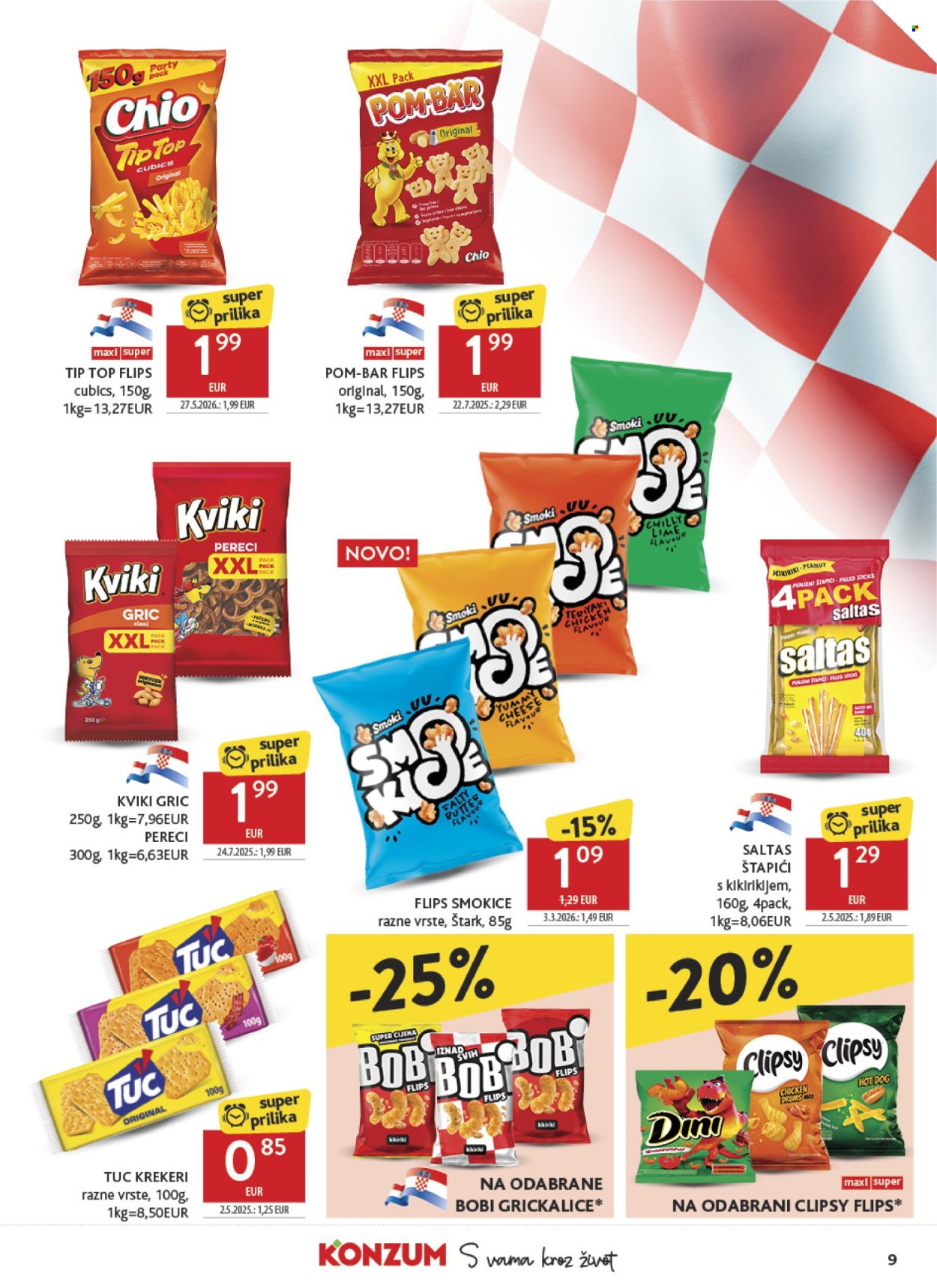 Leták Konzum - 24.6.2026 - 30.6.2026. Strana 9