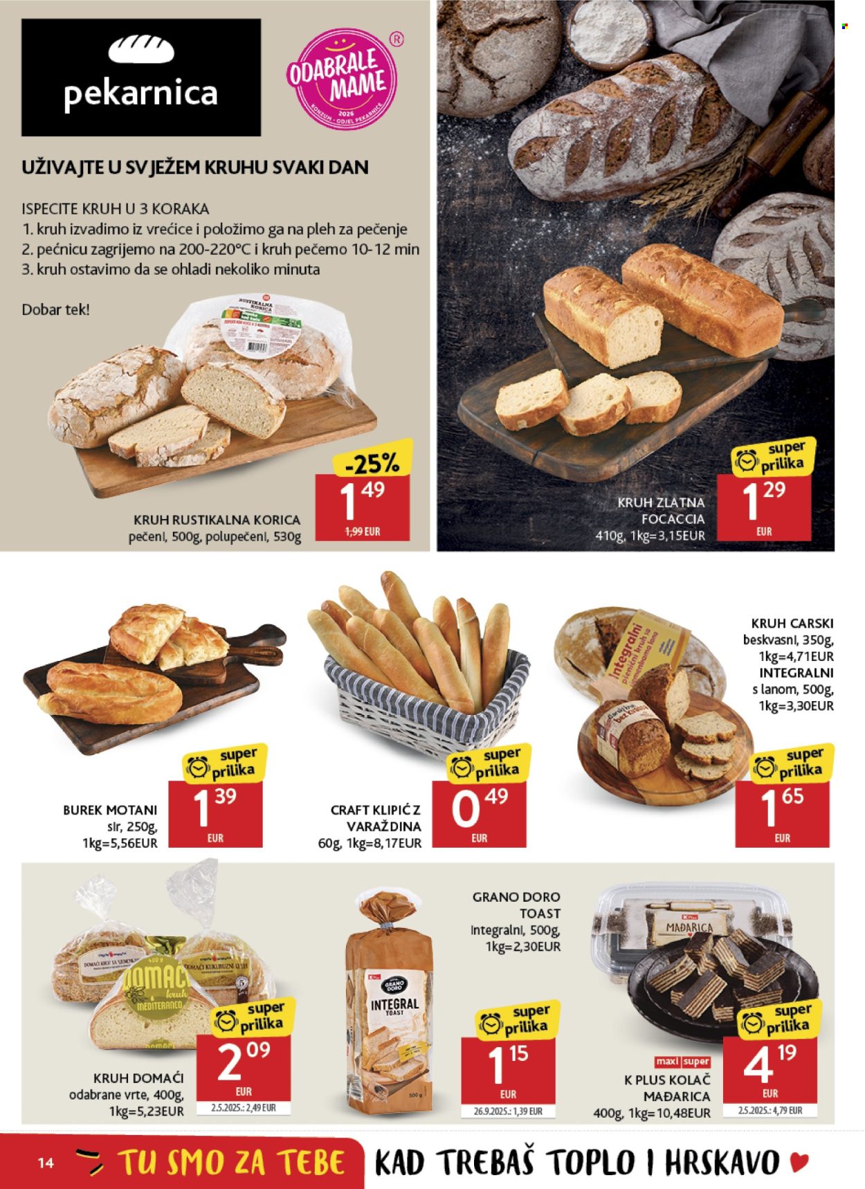Leták Konzum - 24.6.2026 - 30.6.2026. Strana 14