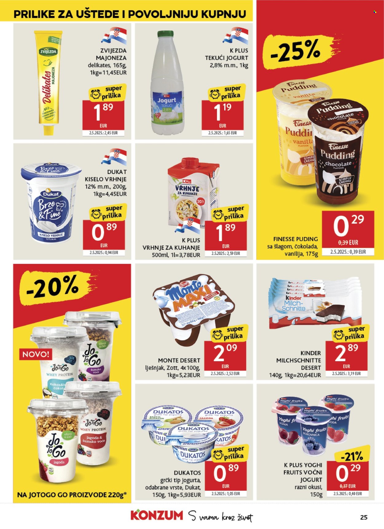 Leták Konzum - 24.6.2026 - 30.6.2026. Strana 25