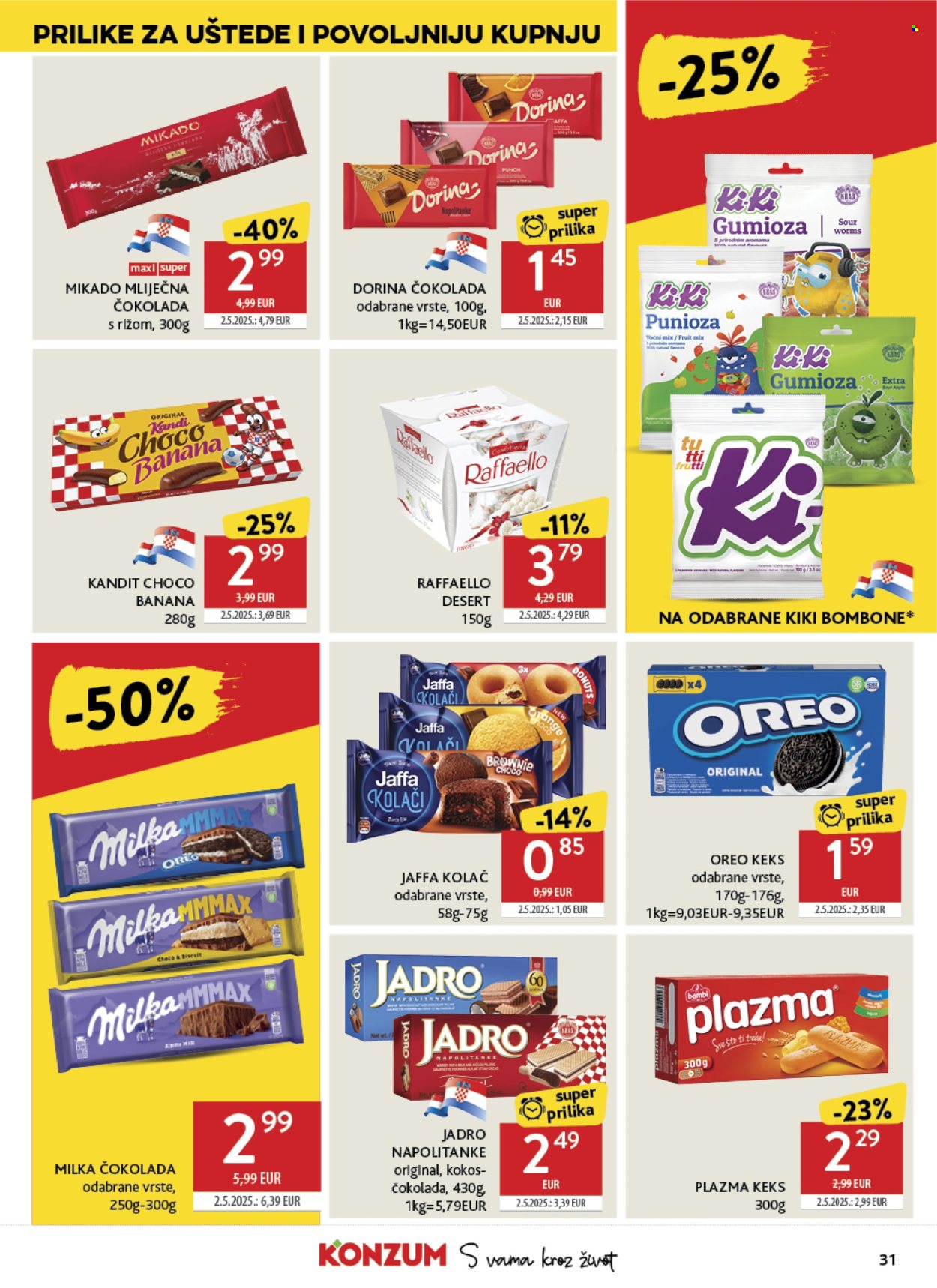 Leták Konzum - 24.6.2026 - 30.6.2026. Strana 31