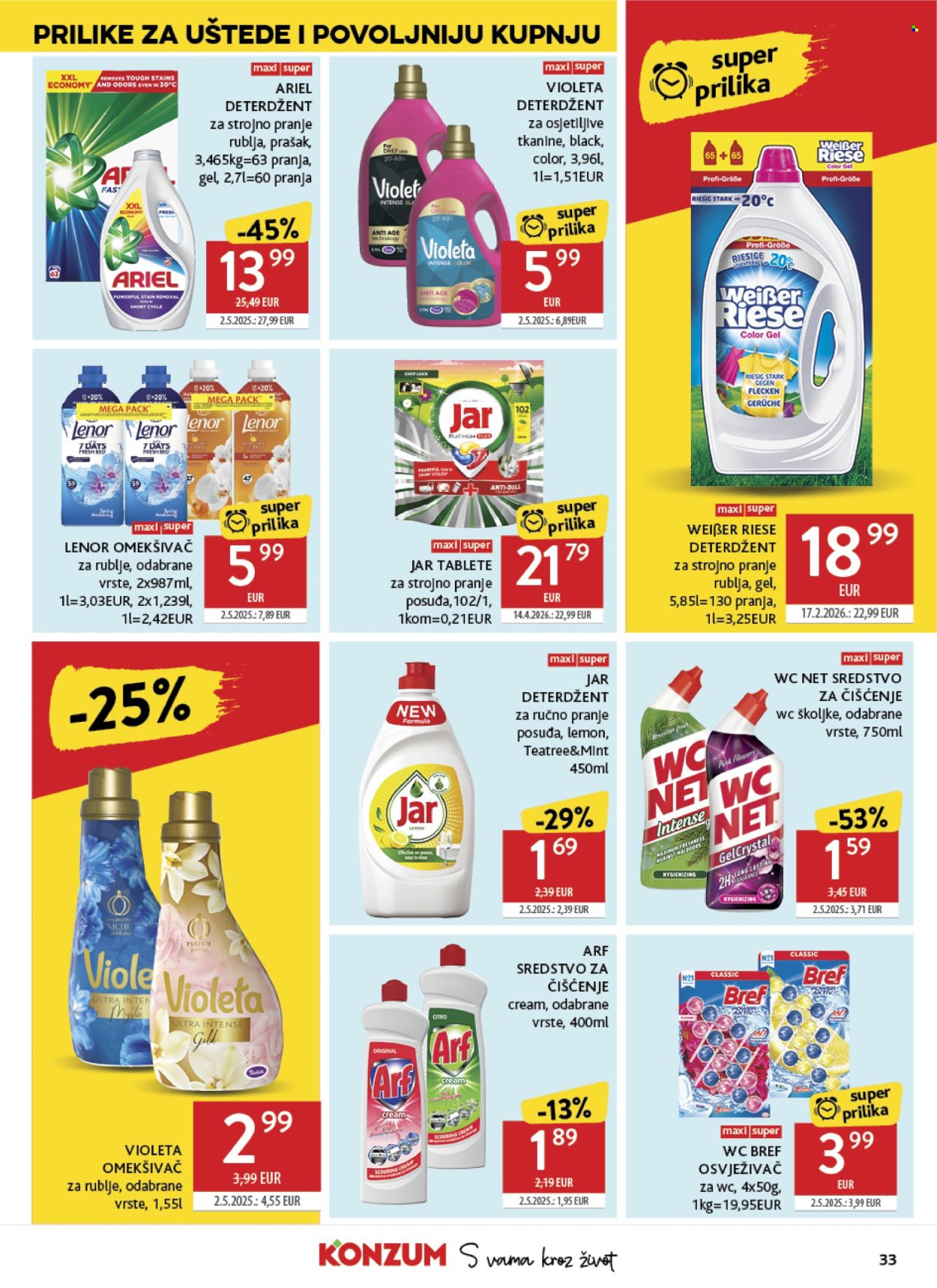 Leták Konzum - 24.6.2026 - 30.6.2026. Strana 33