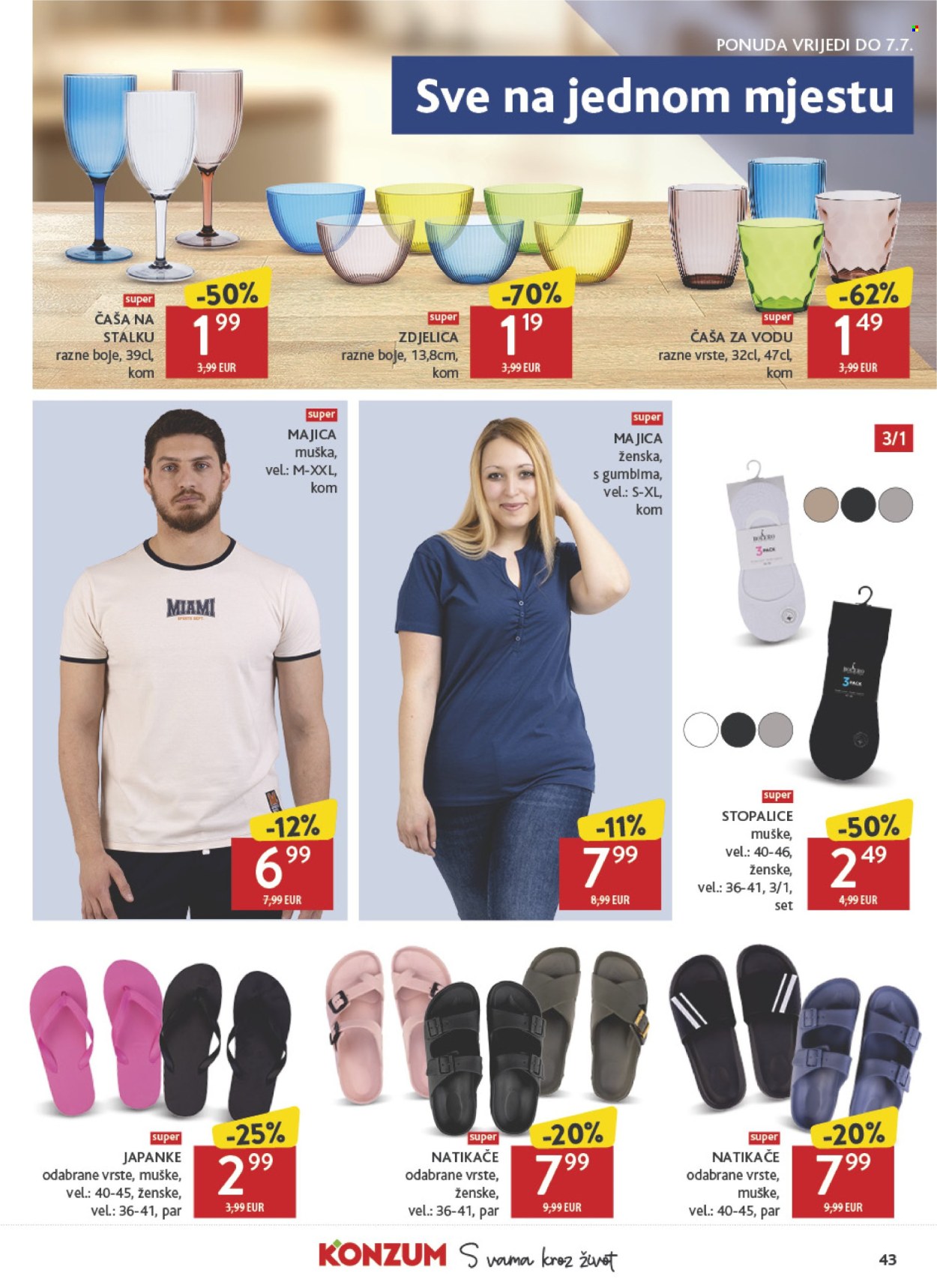 Leták Konzum - 24.6.2026 - 30.6.2026. Strana 43