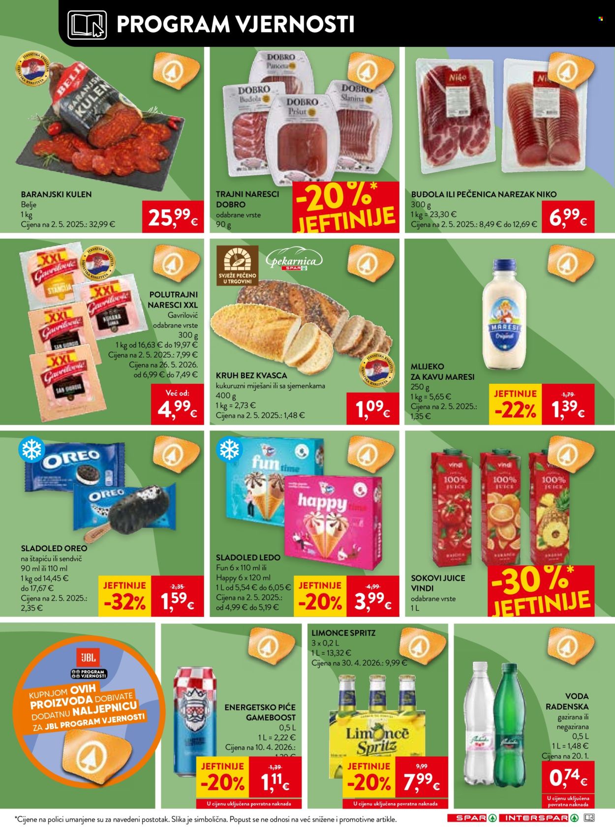 Leták INTERSPAR - 24.6.2026 - 30.6.2026. Strana 16