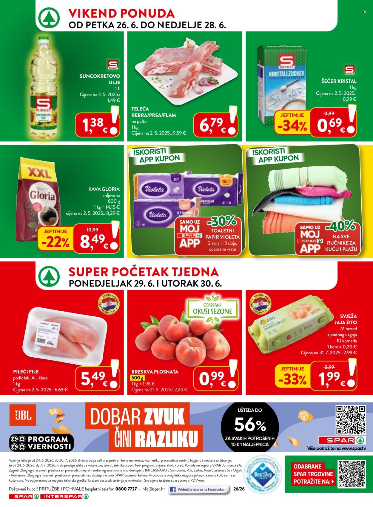 INTERSPAR katalog - 24.06.2026. - 30.06.2026. Stranica 36