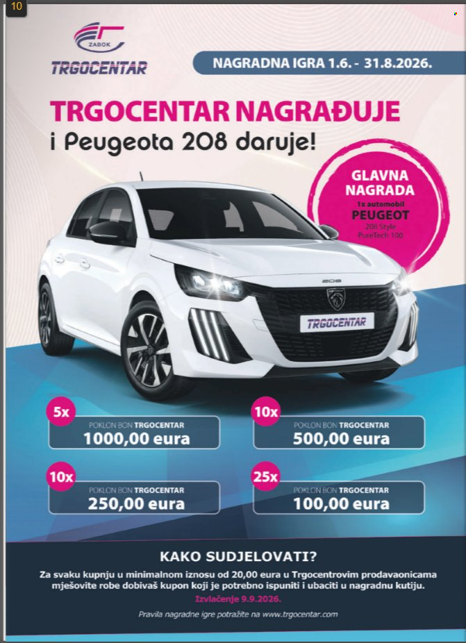 Leták Trgocentar - 23.6.2026 - 12.7.2026. Strana 12