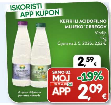 Kefir ili Acidofilno mlijeko ‘z bregov