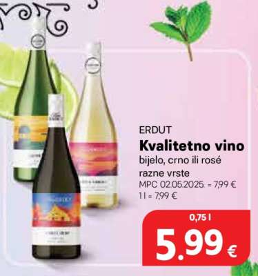 ERDUT Kvalitetno vino