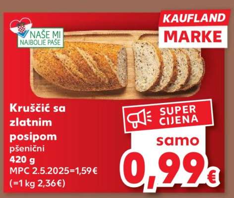 Kruščić sa zlatnim posipom