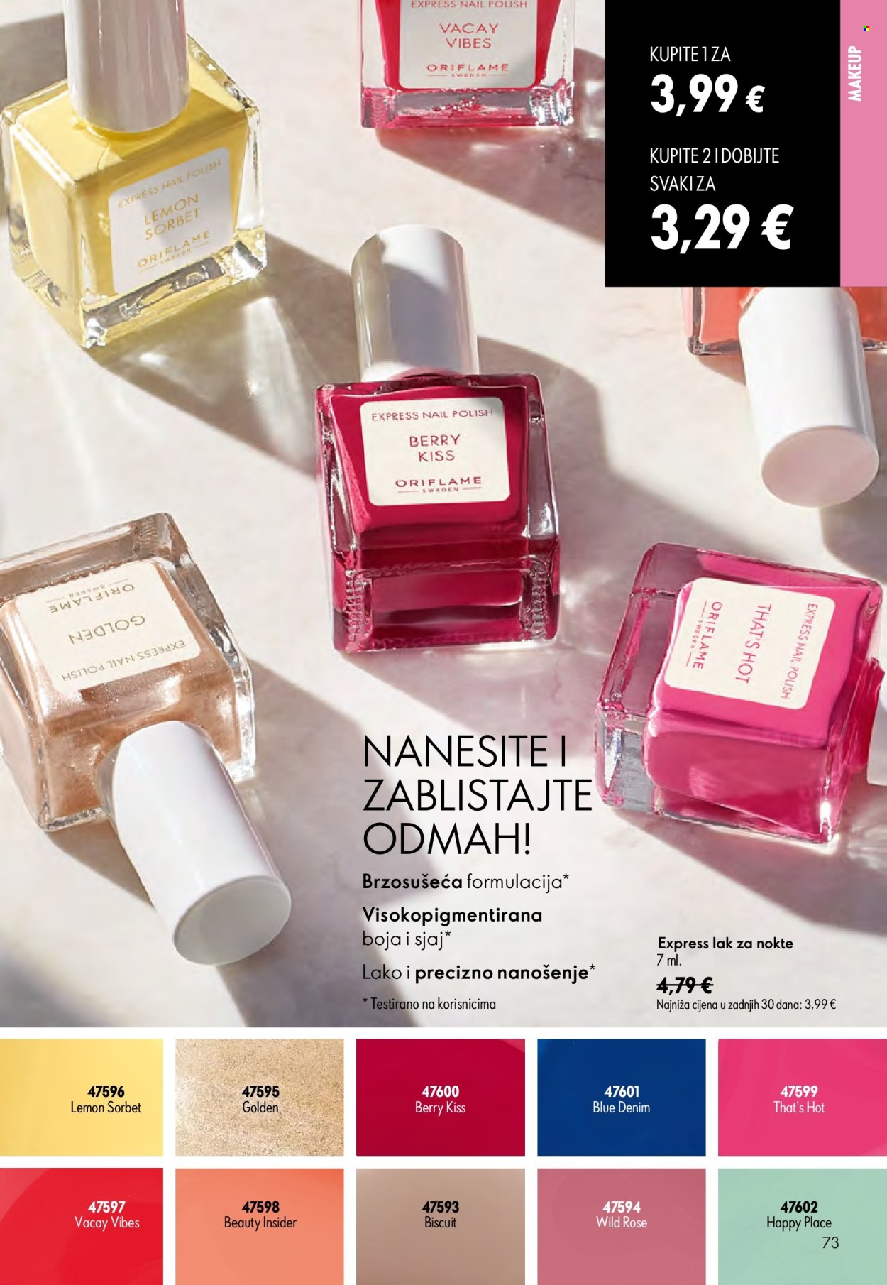 Leták Oriflame - 24.6.2026 - 14.7.2026. Strana 73