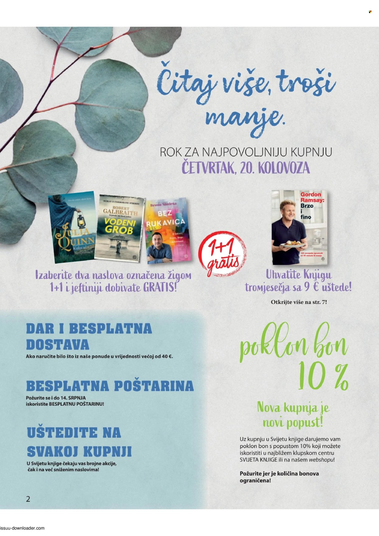 Leták Svijet knjige - 24.6.2026 - 30.9.2026. Strana 2