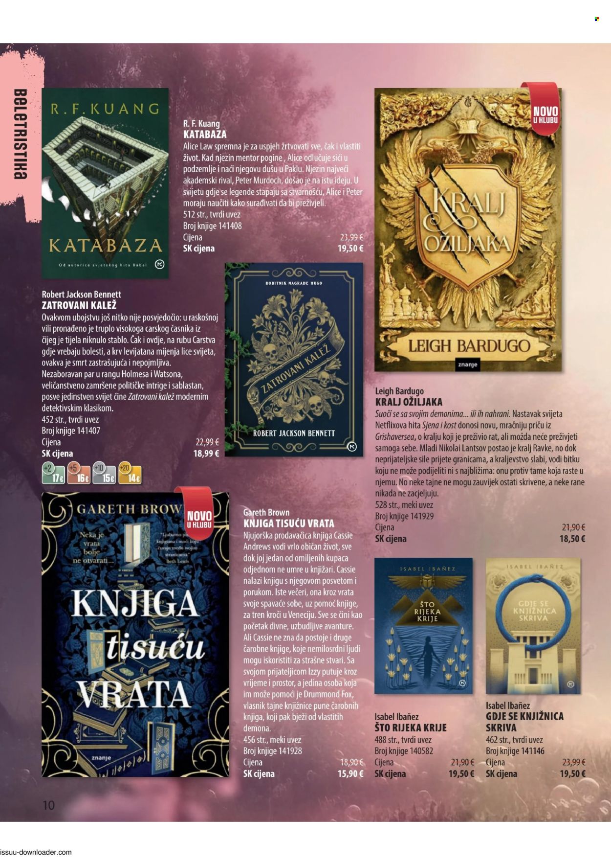 Leták Svijet knjige - 24.6.2026 - 30.9.2026. Strana 10