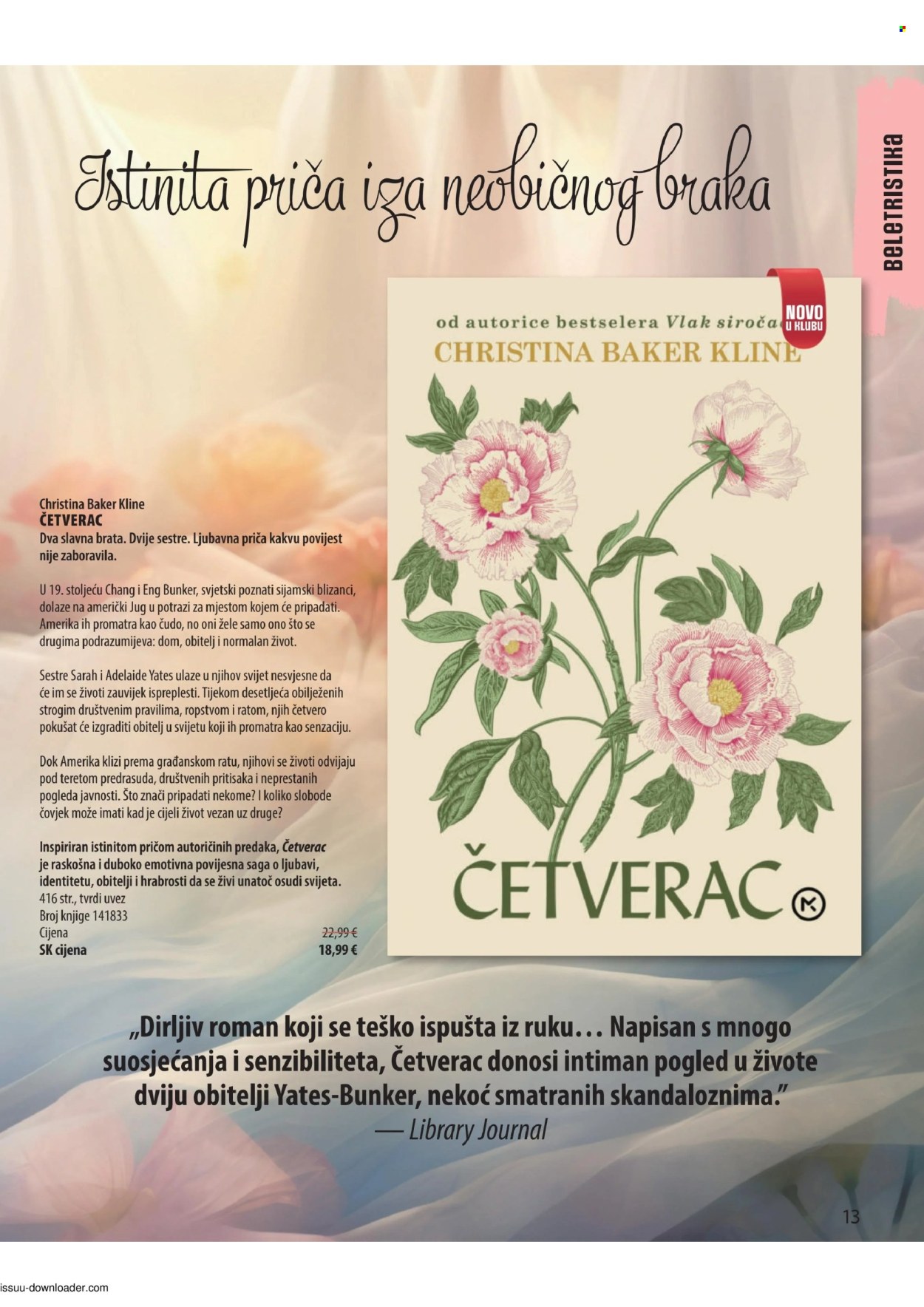 Leták Svijet knjige - 24.6.2026 - 30.9.2026. Strana 13