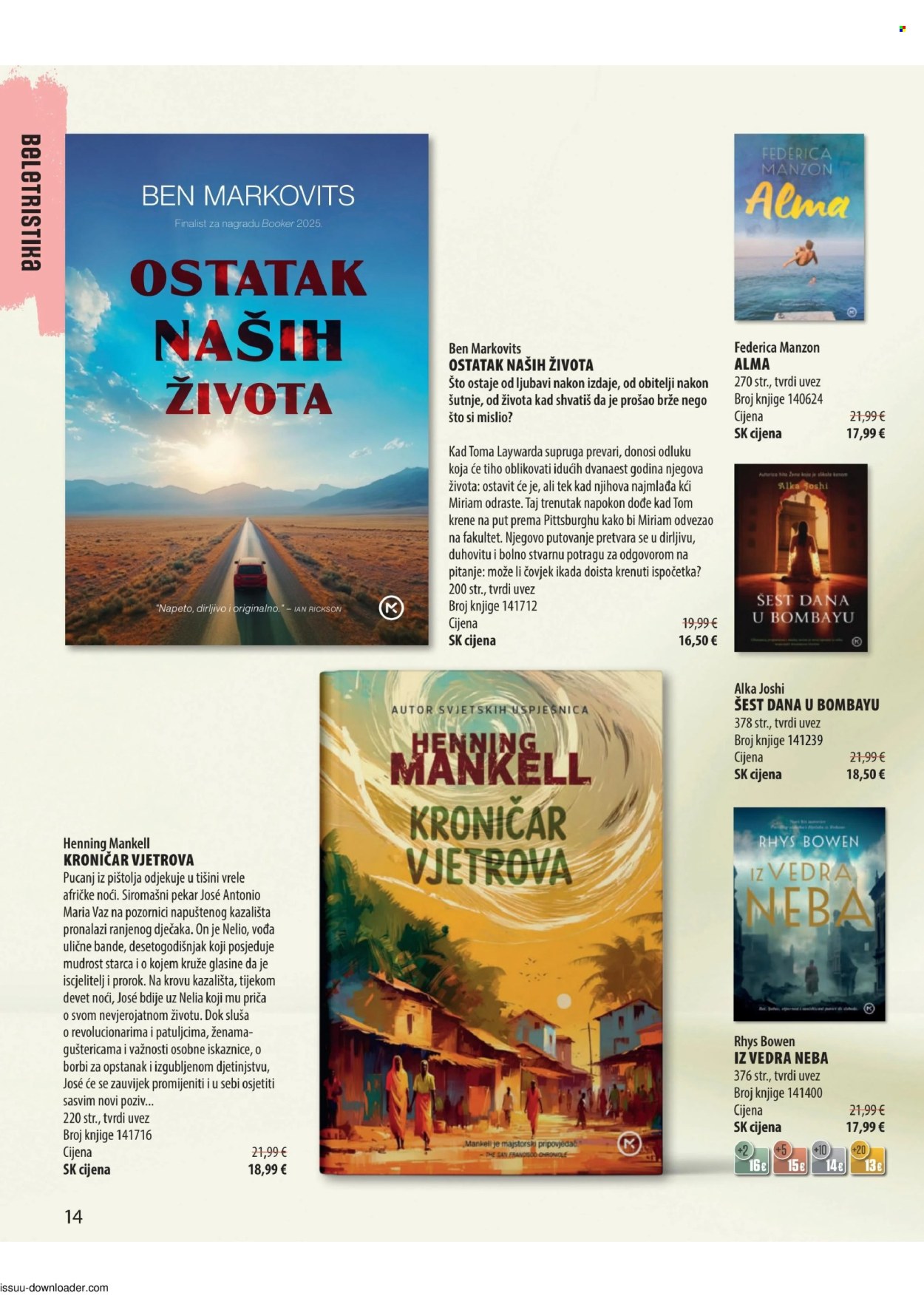 Leták Svijet knjige - 24.6.2026 - 30.9.2026. Strana 14