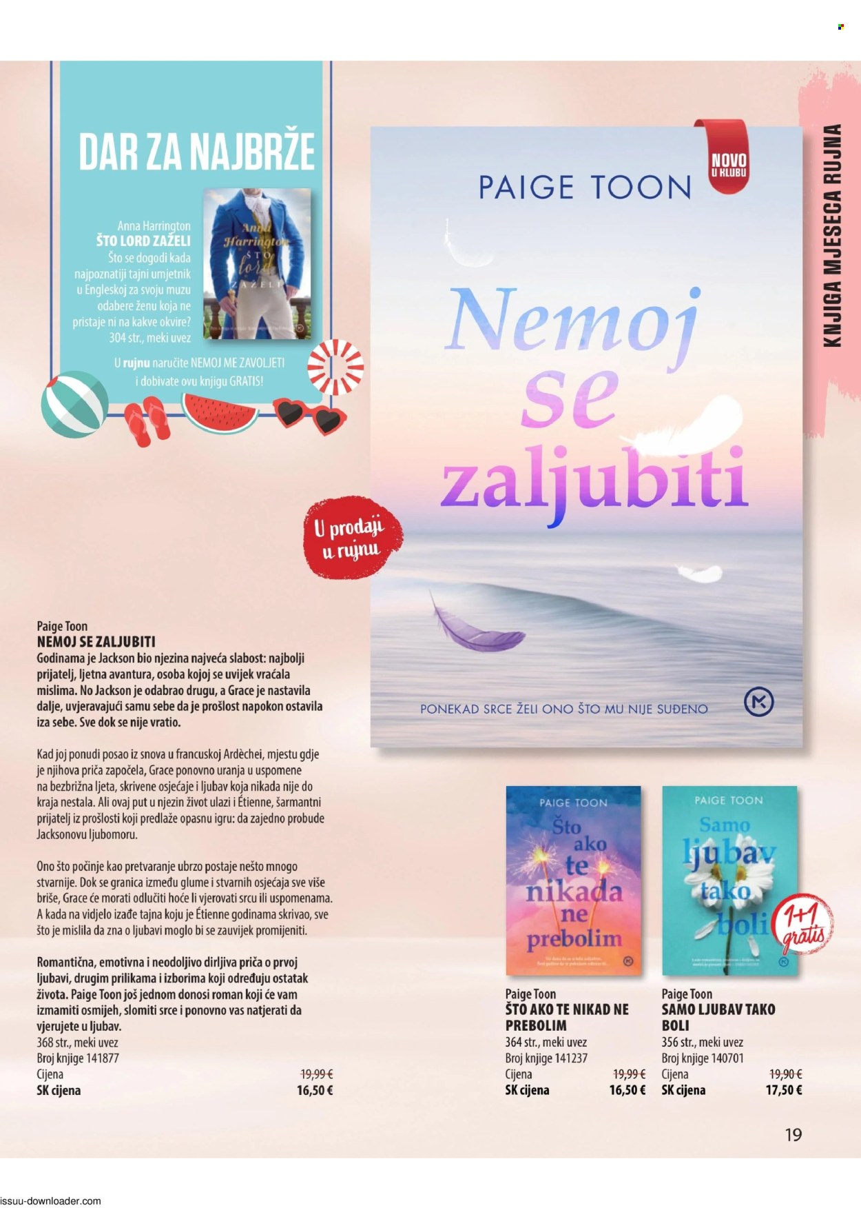 Leták Svijet knjige - 24.6.2026 - 30.9.2026. Strana 19