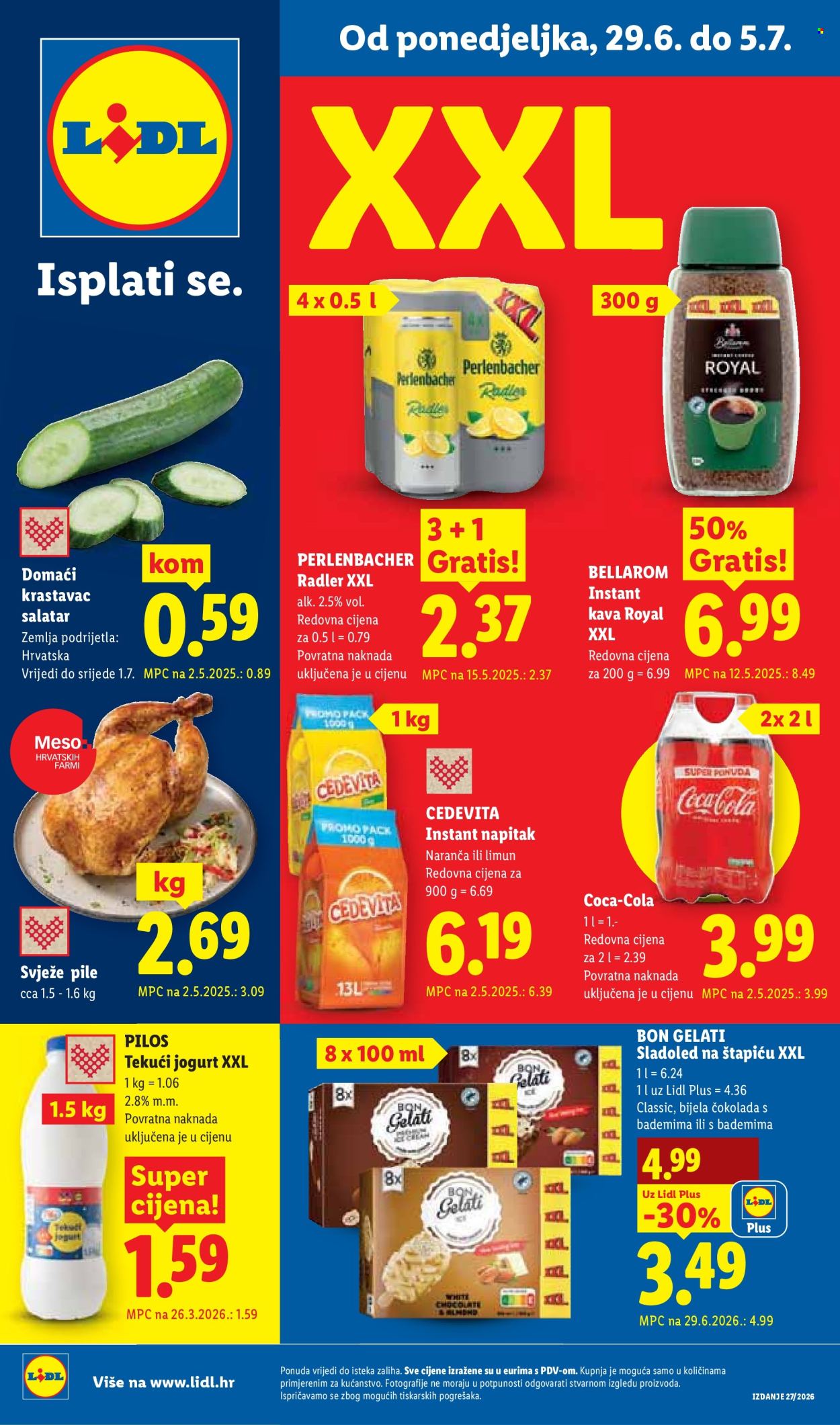 Leták Lidl - 29.6.2026 - 5.7.2026. Strana 1
