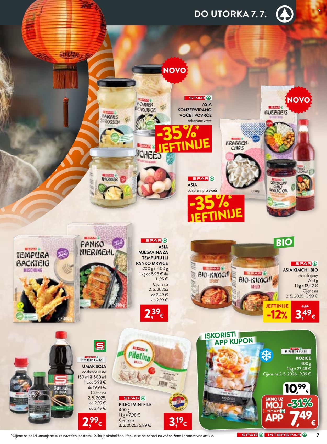 INTERSPAR katalog - 01.07.2026. - 07.07.2026. Stranica 9