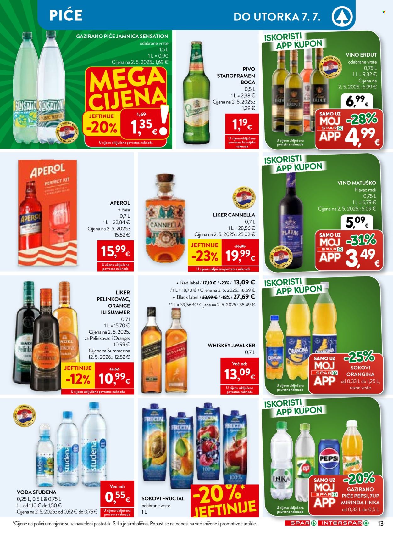 INTERSPAR katalog - 01.07.2026. - 07.07.2026. Stranica 20