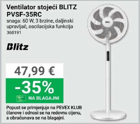 Ventilator stojeći BLITZ PVSF-35RC