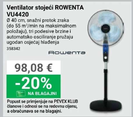Ventilator stojeći ROWENTA VU4420