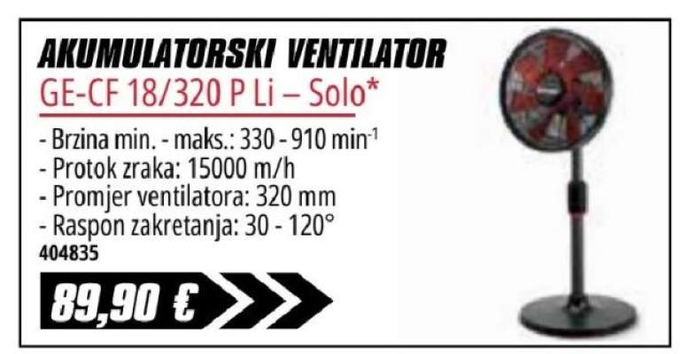 GE-CF 18/320 P Li – Solo
