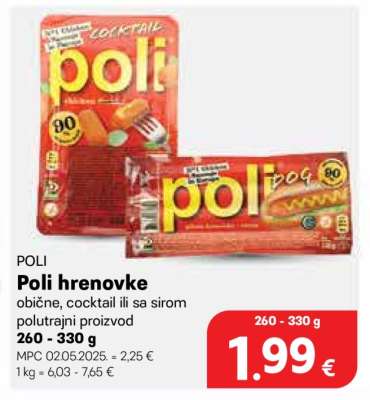 POLI HRENOVKE