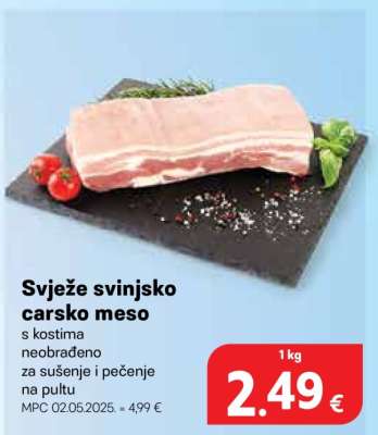 Svježe svinjsko carsko meso