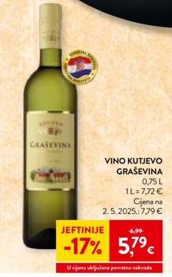 Vino Kutjevo Graševina
