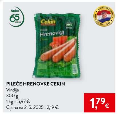 Pileće hrenovke Cekin