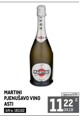MARTINI PJENUŠAVO VINO ASTI