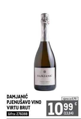 DAMJANIĆ PJENUŠAVO VINO VIRTU BRUT
