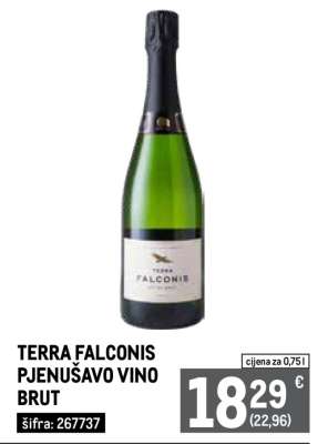 TERRA FALCONIS PJENUŠAVO VINO BRUT