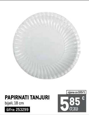 Papirnati tanjuri