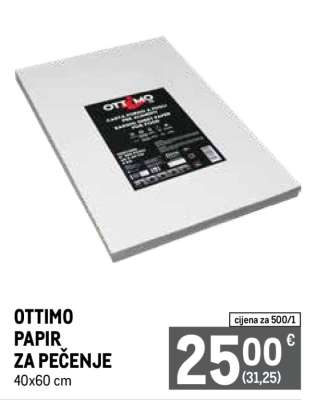 OTTIMO PAPIR ZA PEČENJE