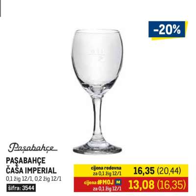 PAŞABAHÇE ČAŠA IMPERIAL
