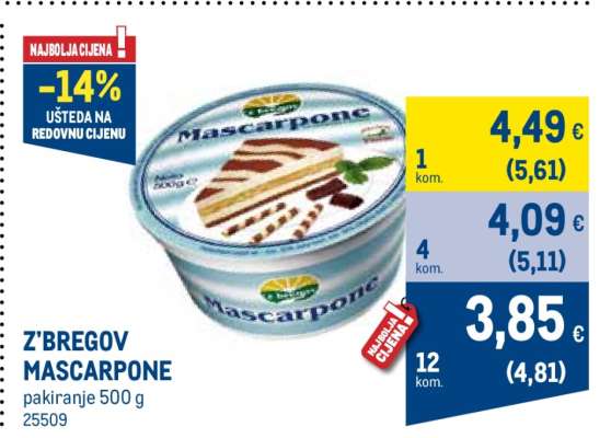 `Z BREGOV Mascarpone