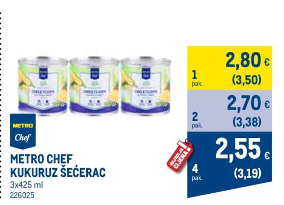 METRO Chef Kukuruz šećerac