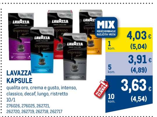 LAVAZZA KAPSULE