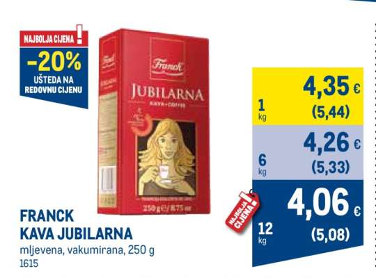 FRANCK KAVA JUBILARNA