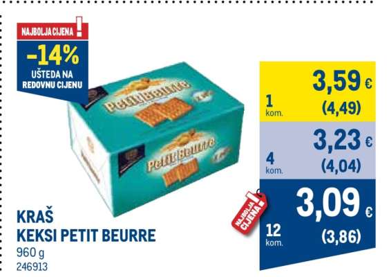 KRAŠ Keksi Petit Beurre