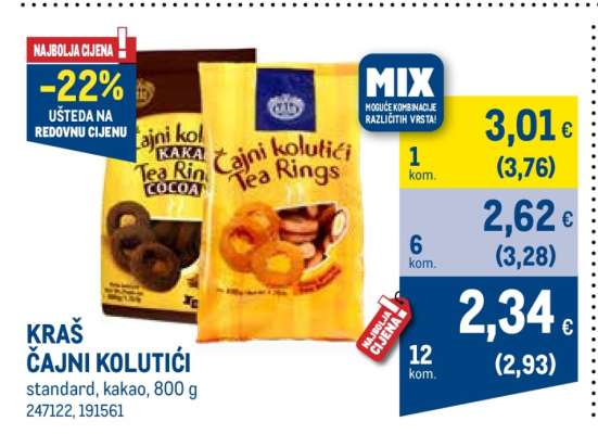 KRAŠ ČAJNI KOLUTIĆI