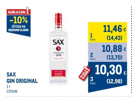 SAX GIN ORIGINAL